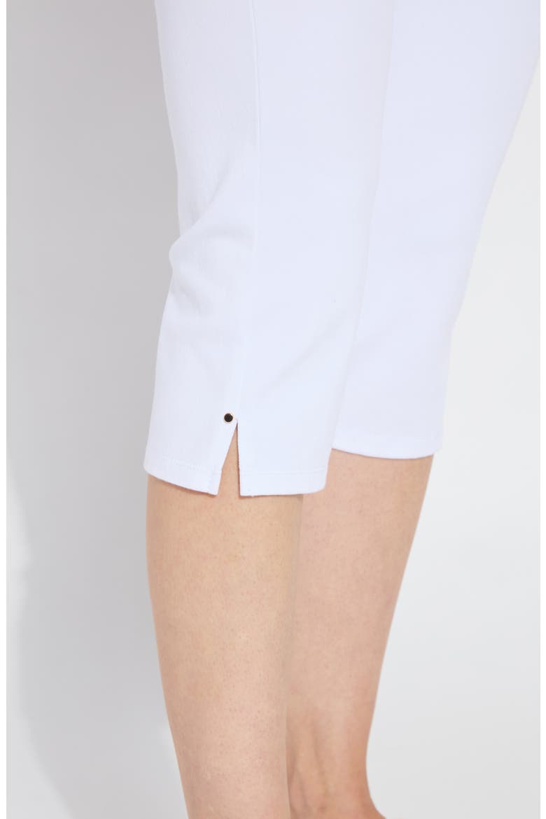 Granada High Waist Capri Jeans, Alternate, color, WHITE