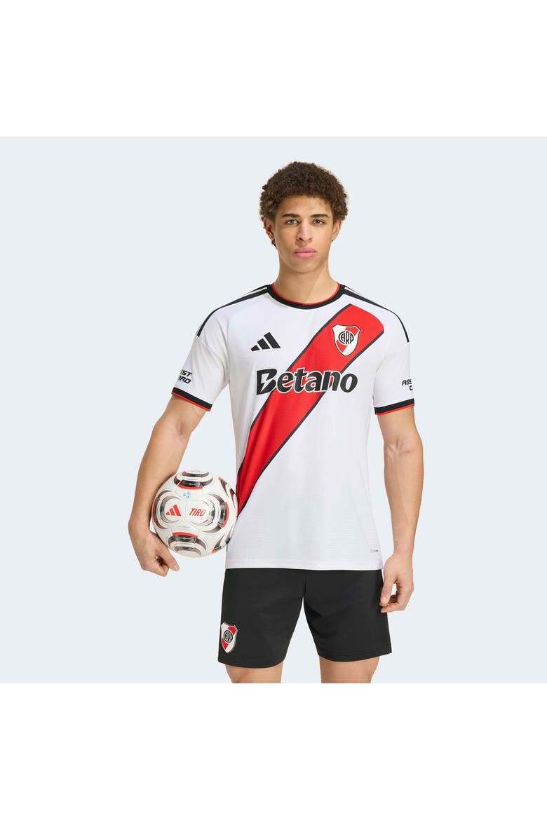 Men's adidas White Club Atlético River Plate 2026/27 Home On-Field Authentic Jersey, Main, color, White