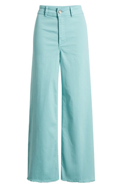 Free Fall Stretch Crop Wide Leg Pants
