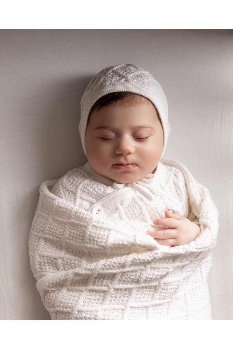 Kid's Cotton Knit Cardigan Set, Alternate, color, White