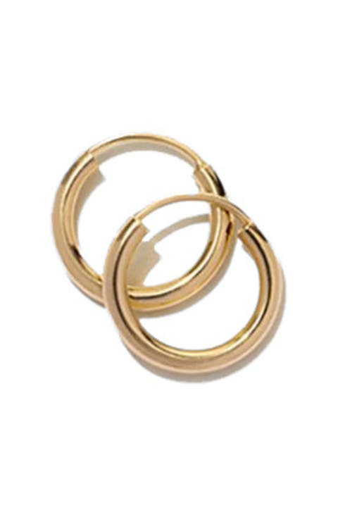 14k Mini Live In Hoop Earrings
