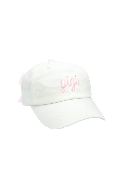 Bits & Bows Gigi Adult Bow Baseball Hat In Multi