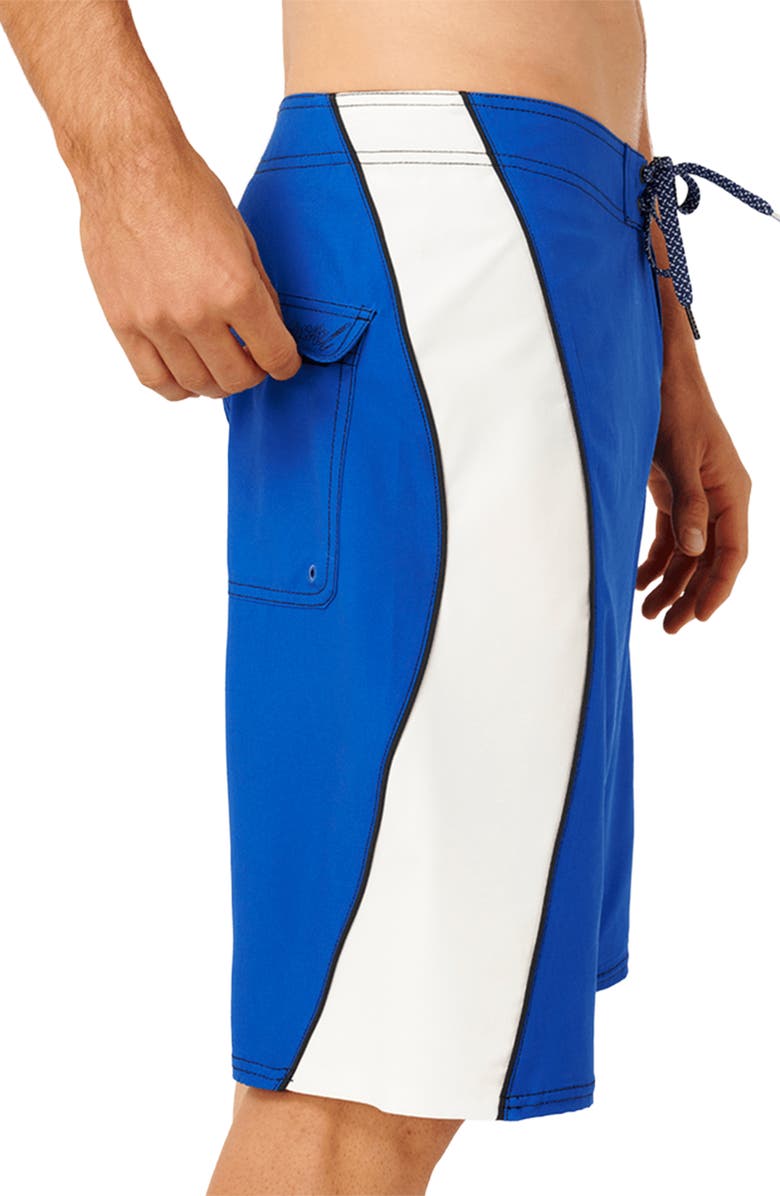 Rip Curl Mirage Panel Beater Volley Swim Trunks, Alternate, color, Cobalt