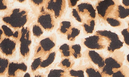Renee C Leopard Print Satin Camisole
