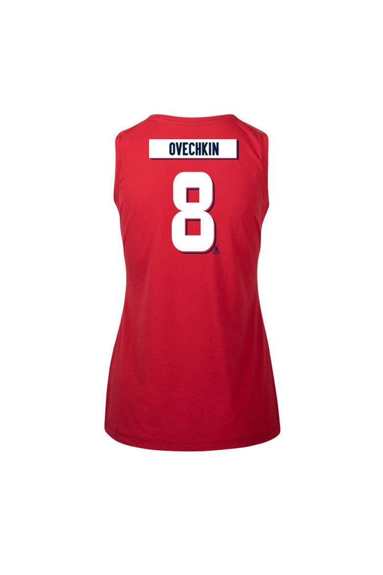 Women's Levelwear Alexander Ovechkin Red Washington Capitals Macy Player Name & Number Tank Top, Alternate, color, Red