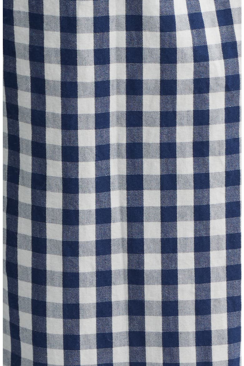 Poplin Woven Pajama Set, Alternate, color, NAVY LAURENT GINGHAM