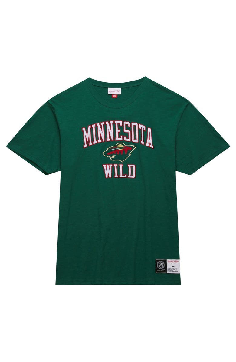 Mitchell & Ness Men's Mitchell & Ness Green Minnesota Wild Legendary Slub T-Shirt, Alternate, color, Green