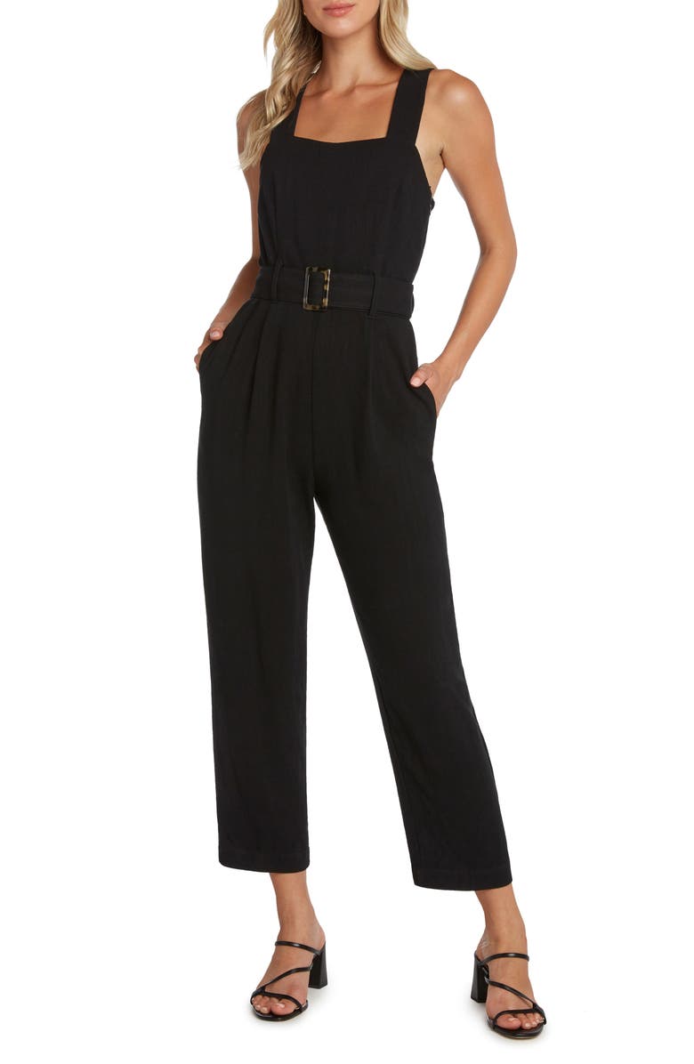matty m. Johnson Ankle Jumpsuit, Main, color, 