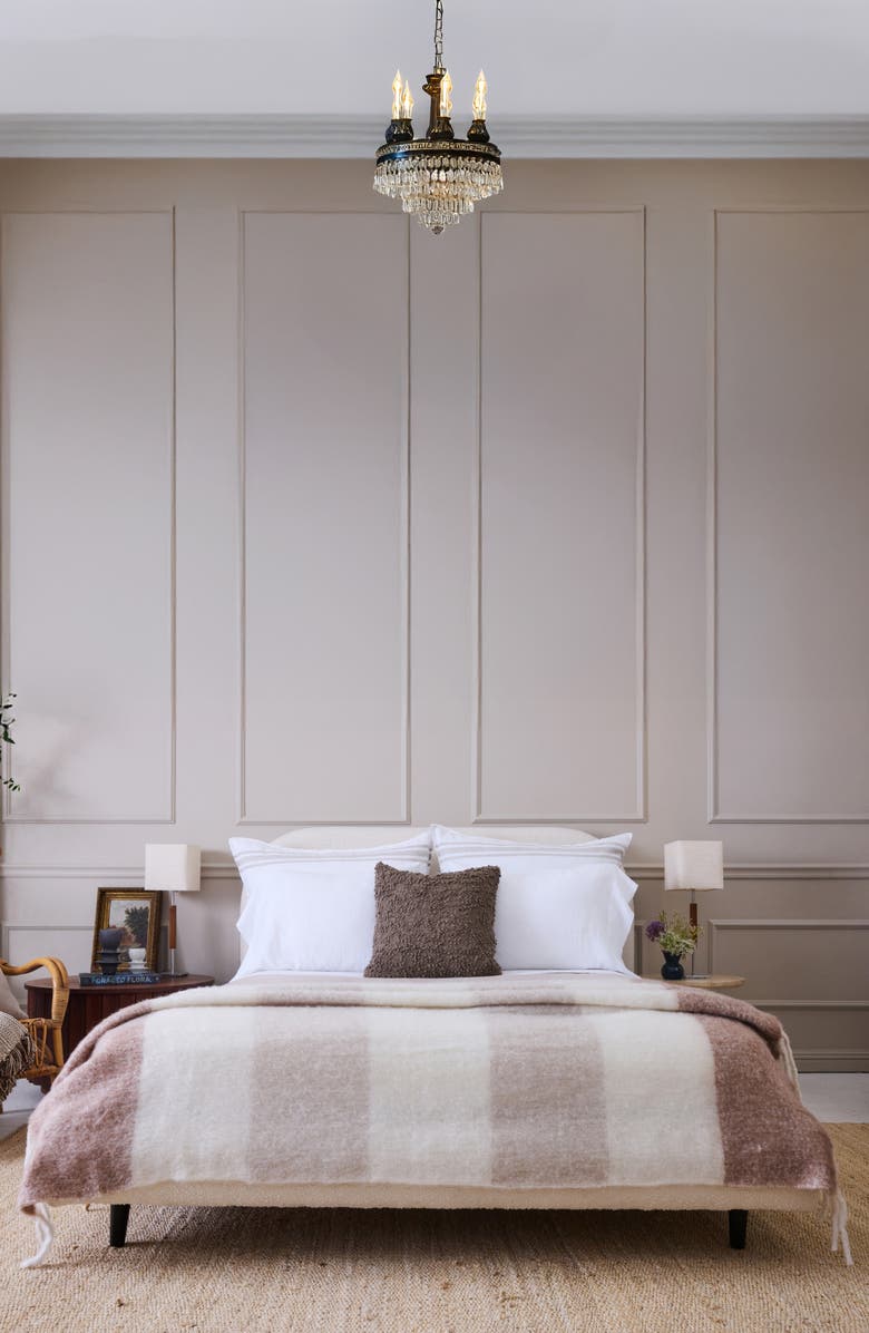 Pom Pom at Home Whistler Throw Blanket, Alternate, color, Natural