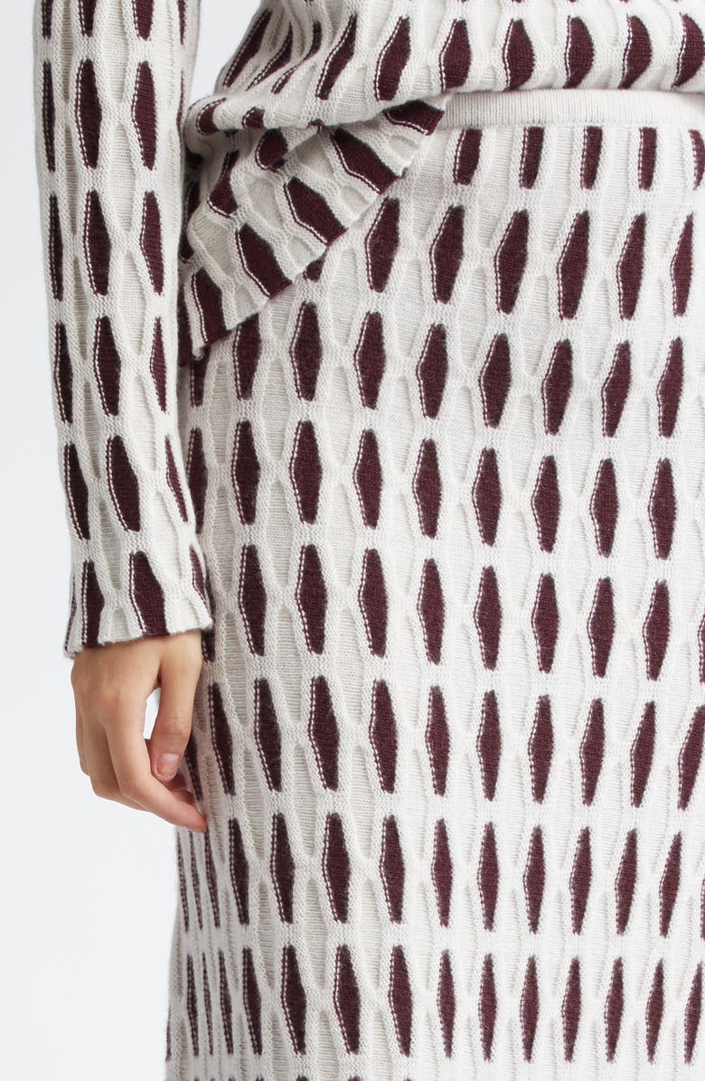 ZANKOV Elisabetta Knit Wool Skirt, Alternate, color,