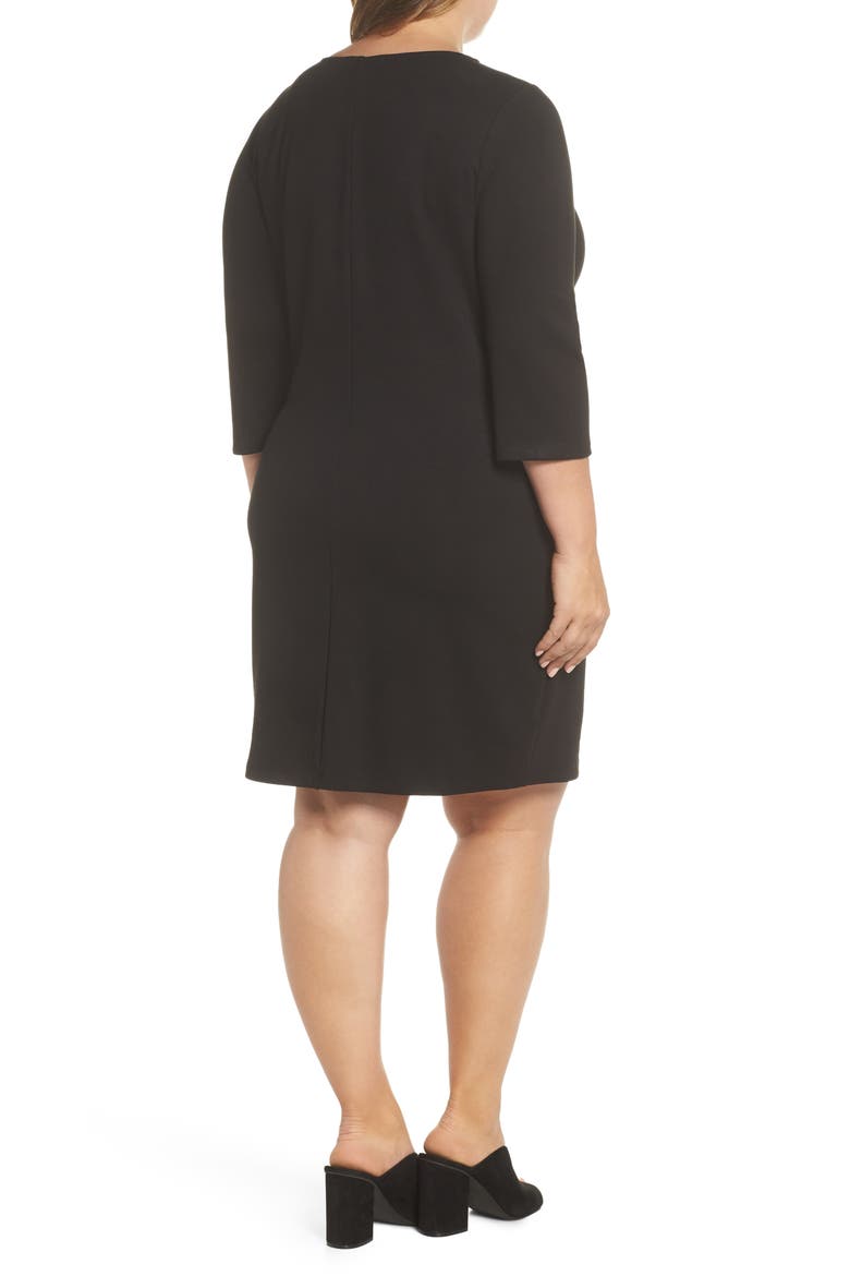 Gibson Sheath Dress, Alternate, color, BLACK