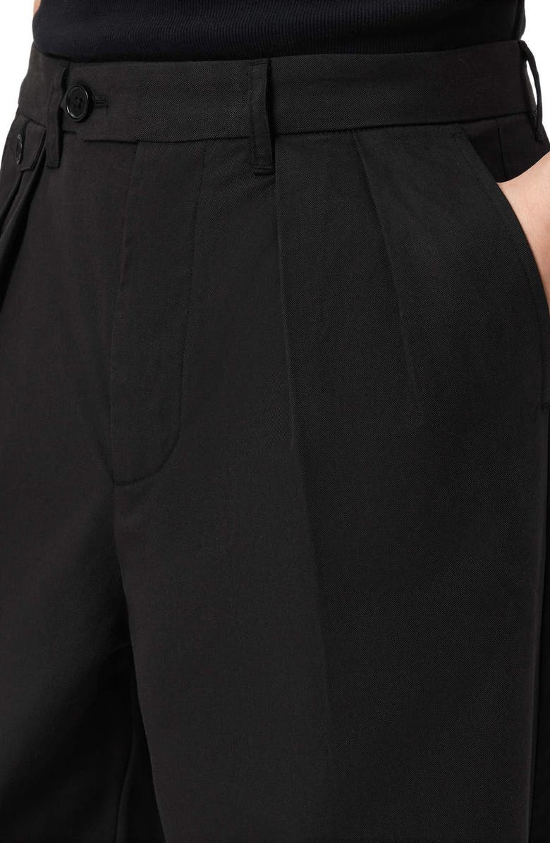 AllSaints Conway Cotton Pants, Alternate, color, Black