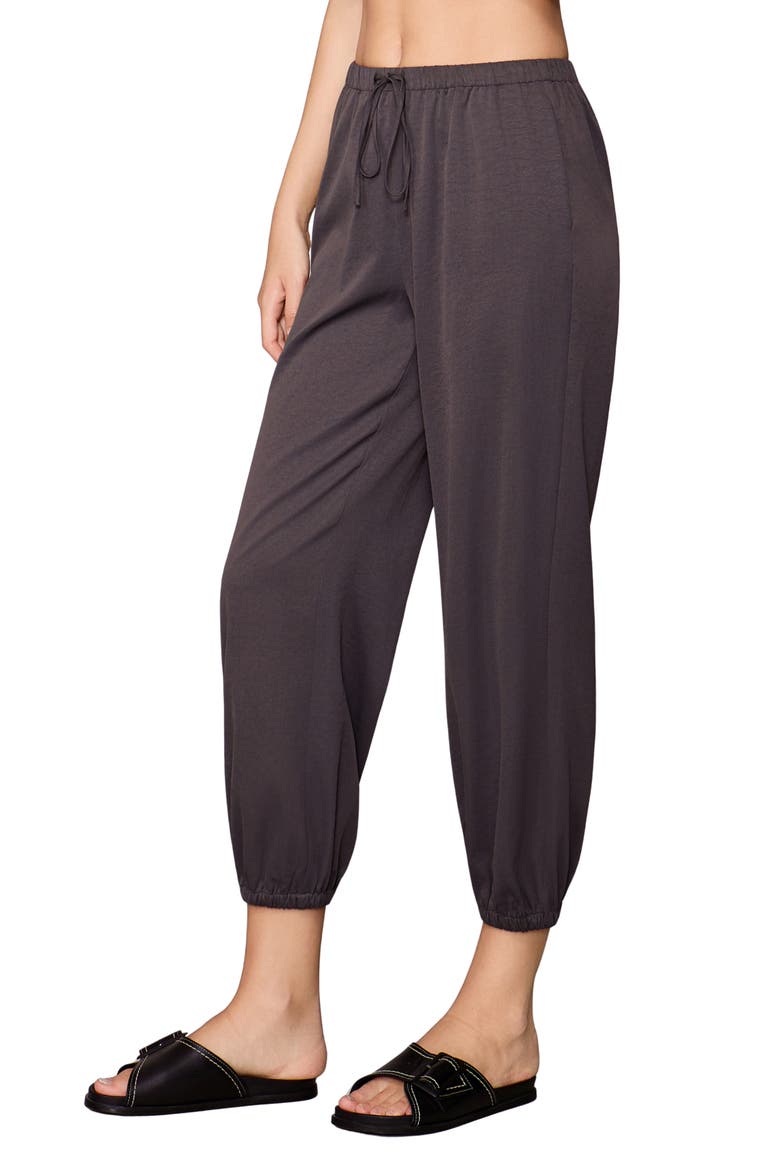 Twill Balloon Pants, Alternate, color, SLATE