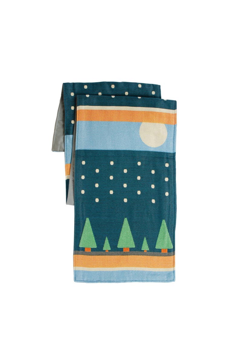 Kaplan Early Learning Company Winter Decorative Runner, Main, color, Blue