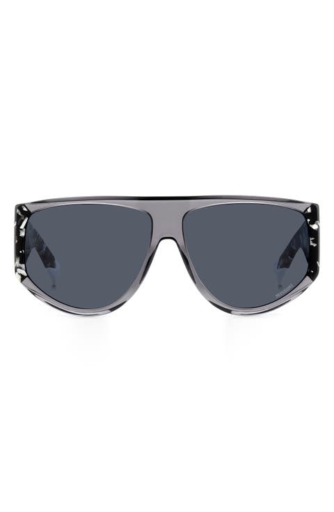 61mm Flat Top Sunglasses