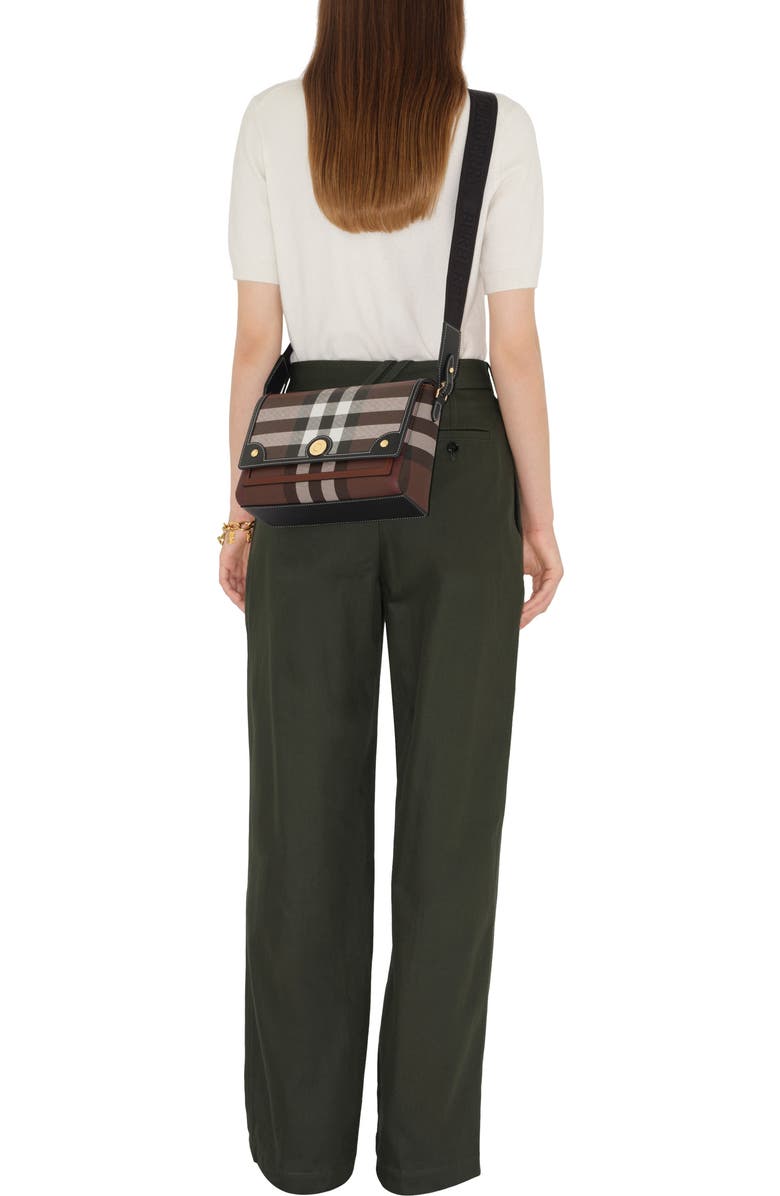 Burberry Note Bag, Alternate, color, Dark Birch Brown