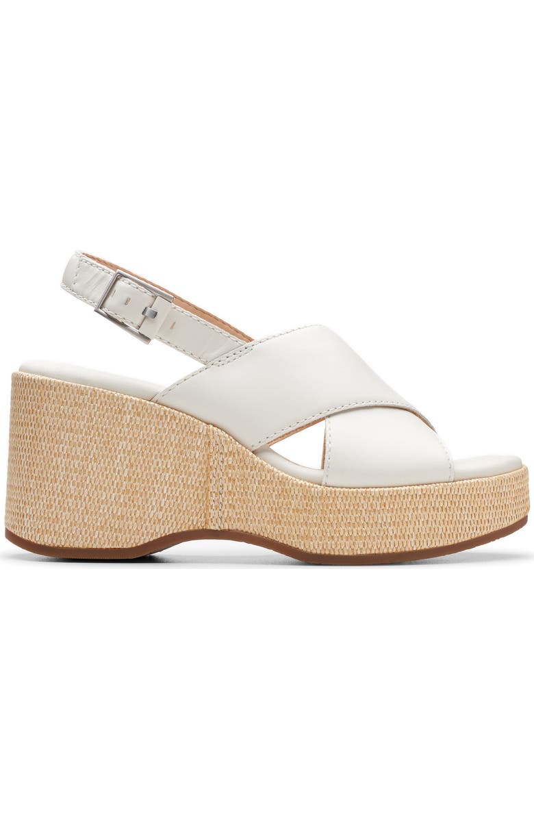 Clarks<sup>®</sup> Manon Wish Wedge Slingback Sandal, Alternate, color,