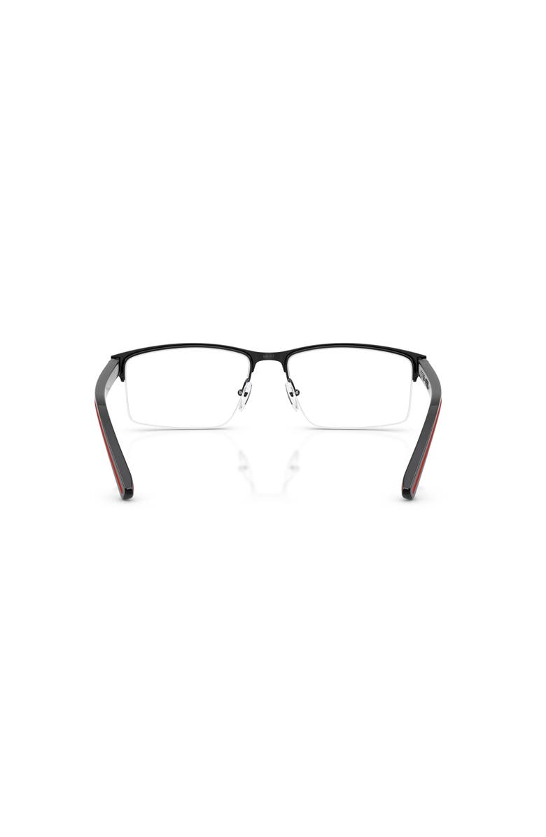 Scuderia Ferrari 58mm Rectangle optical glasses, Alternate, color, Black