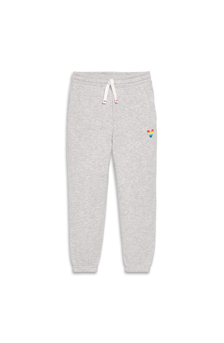 Primary Kids Embroidered Rainbow Heart Sweatpant, Main, color, 