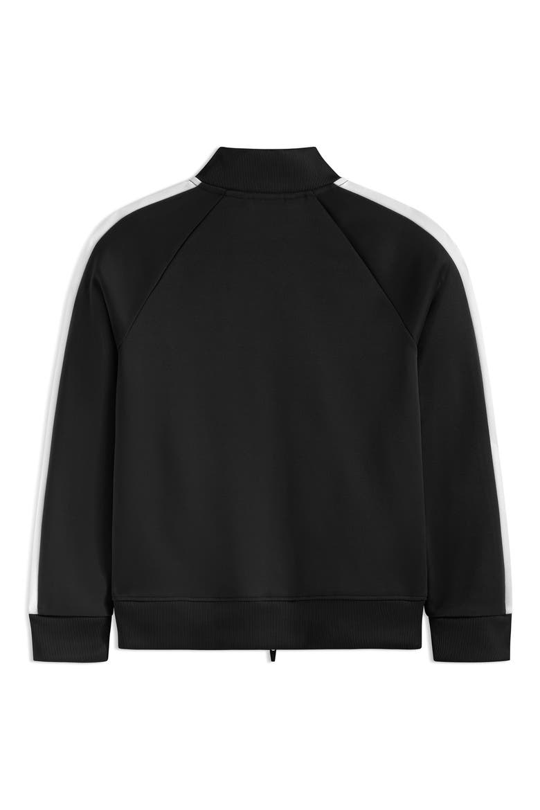 Kids' T7 Foundations Piqué Track Jacket, Alternate, color, BLACK