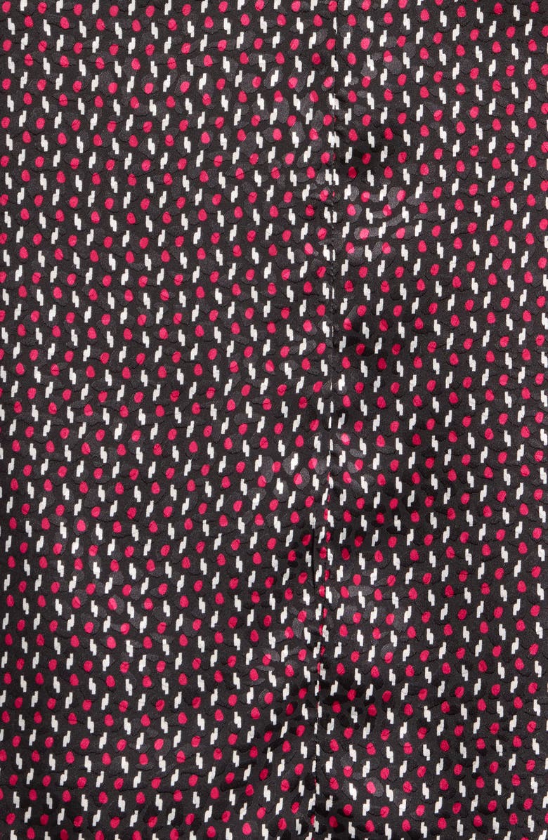 Liverpool Los Angeles Pleated Sleeveless Jacquard Woven Top, Alternate, color, 