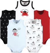 Hudson Baby Soft Cotton Sleeveless Bodysuits