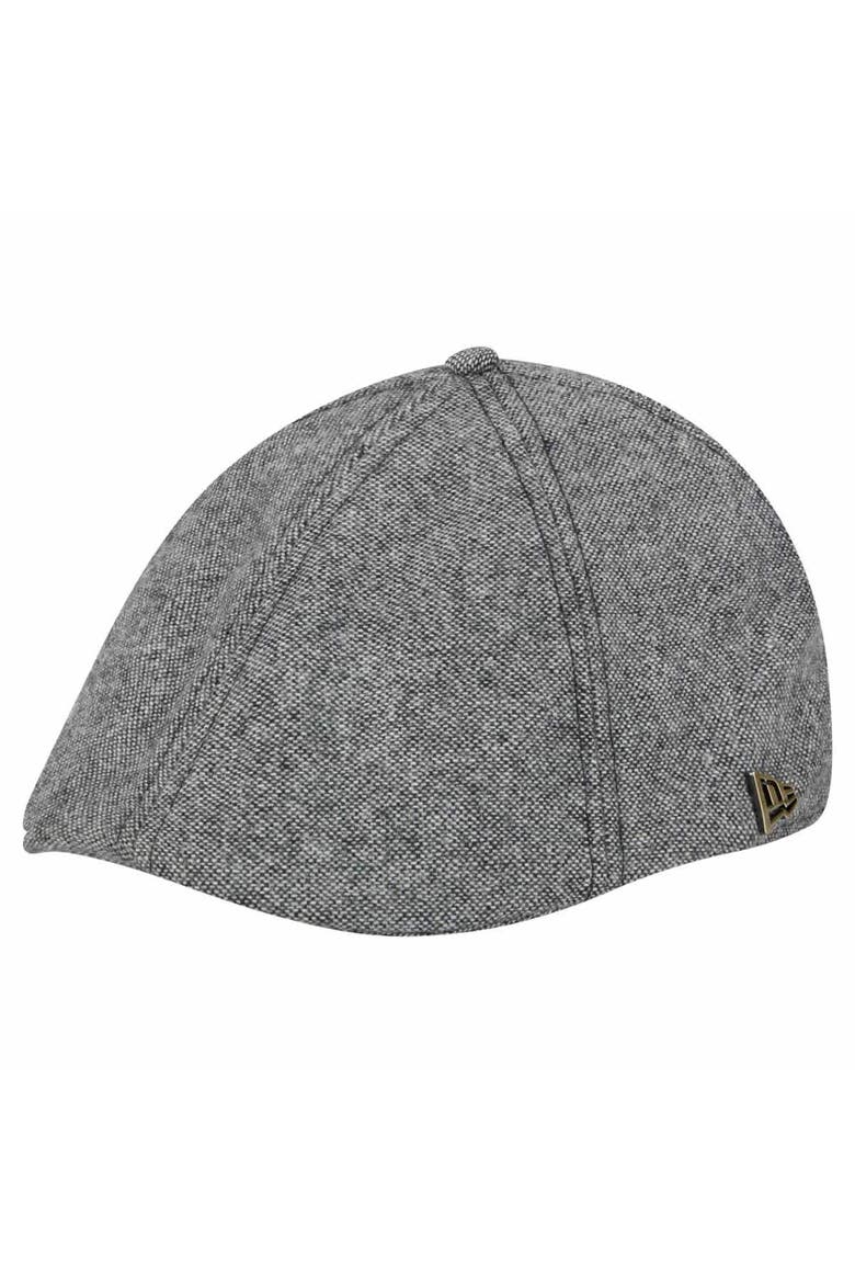 Men's New Era Black Baltimore Ravens Peaky Duckbill Fitted Hat, Main, color, Gray