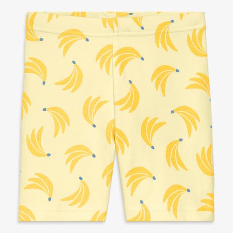 Kids Organic Pj Short In Bananas (Toddler, Little Kid, Big Kid)