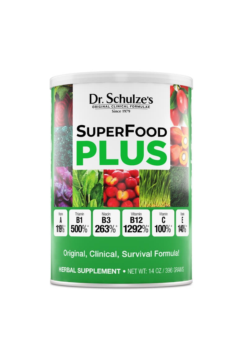 SuperFood Plus Vitamin and Mineral Herbal Concentrate Powder, Daily Nutrition, Gluten-Free, Main, color, White