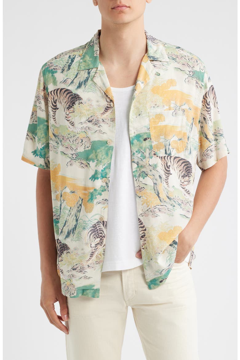 Portland Camp Shirt, Main, color, ECRU WHITE