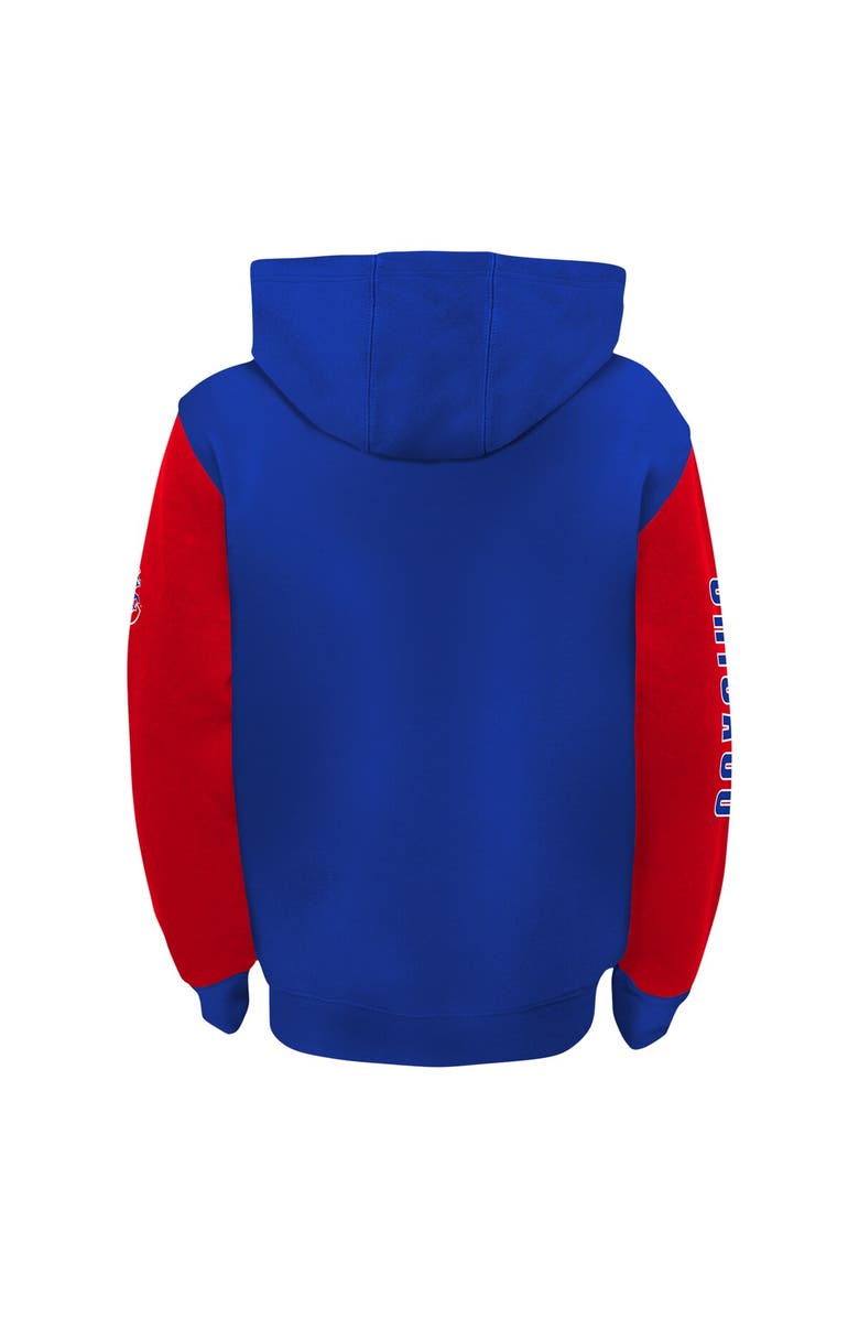 Outerstuff Toddler Royal Chicago Cubs Postcard Full-Zip Hoodie, Alternate, color, 