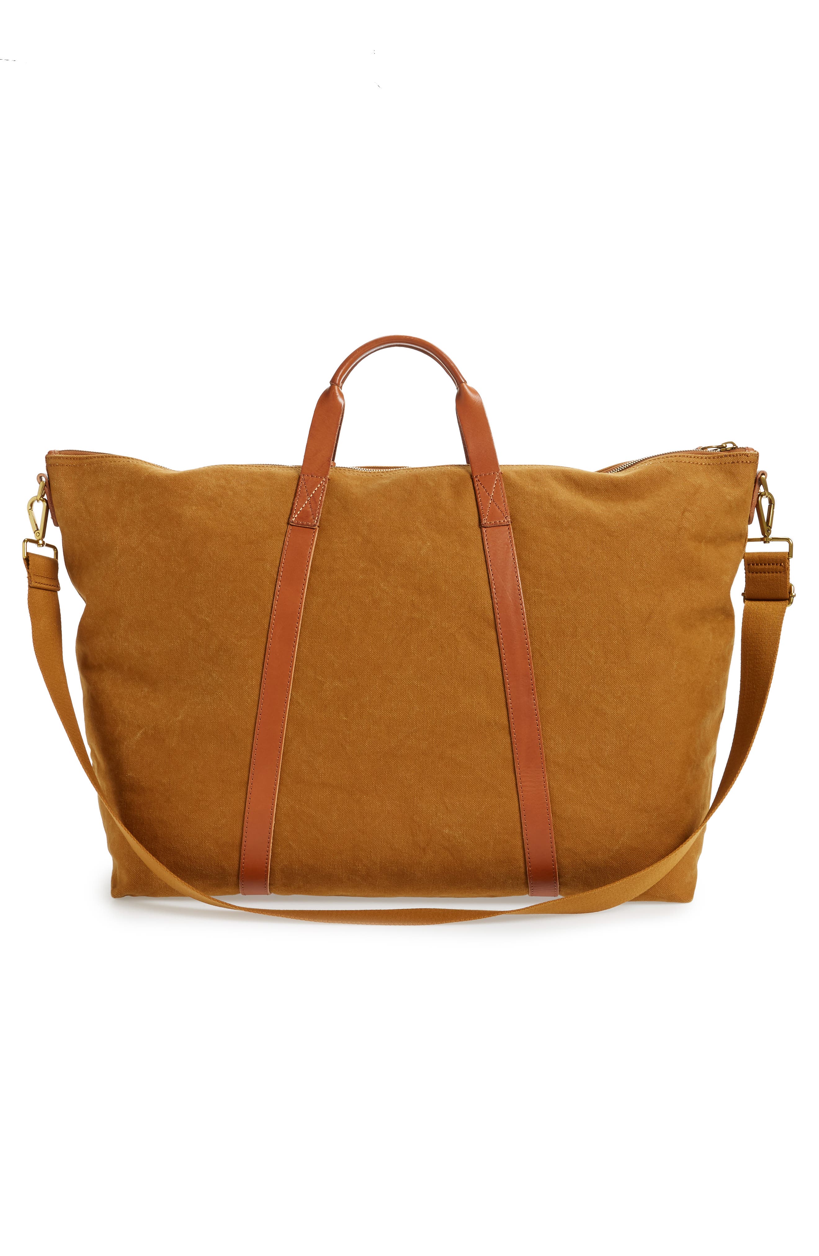 Madewell Canvas Overnight Bag, Alternate, color, 