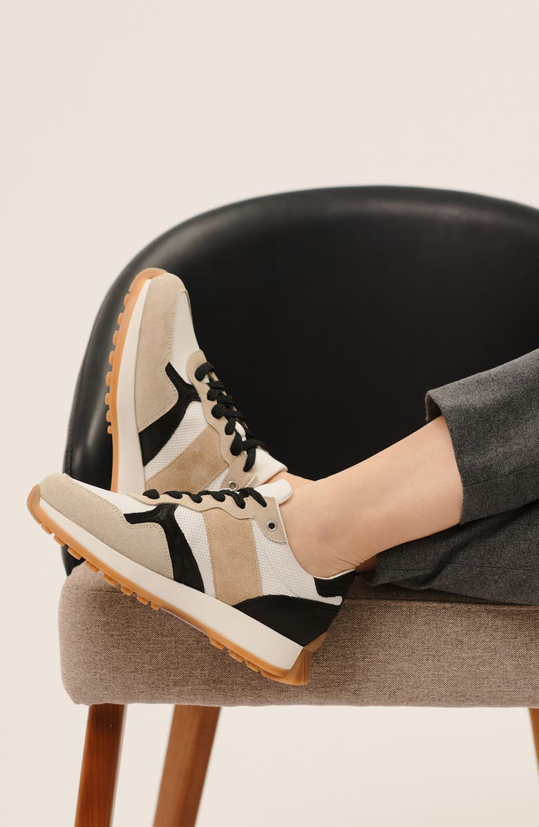 Naot Sunset Sneaker, Alternate, color, Grey/ Neutral/ Black Combo