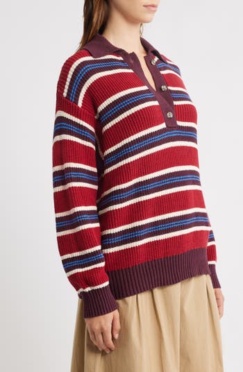 Ilona Stripe Organic Cotton Sweater