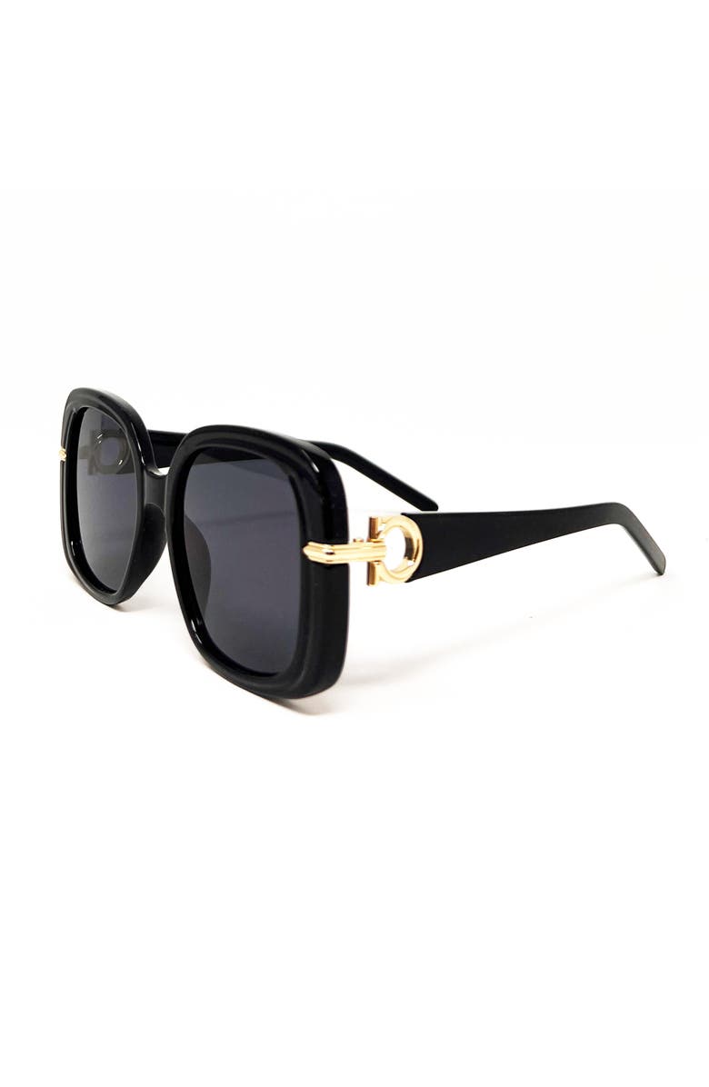 Youzey The Royale Sunglasses, Alternate, color, Black