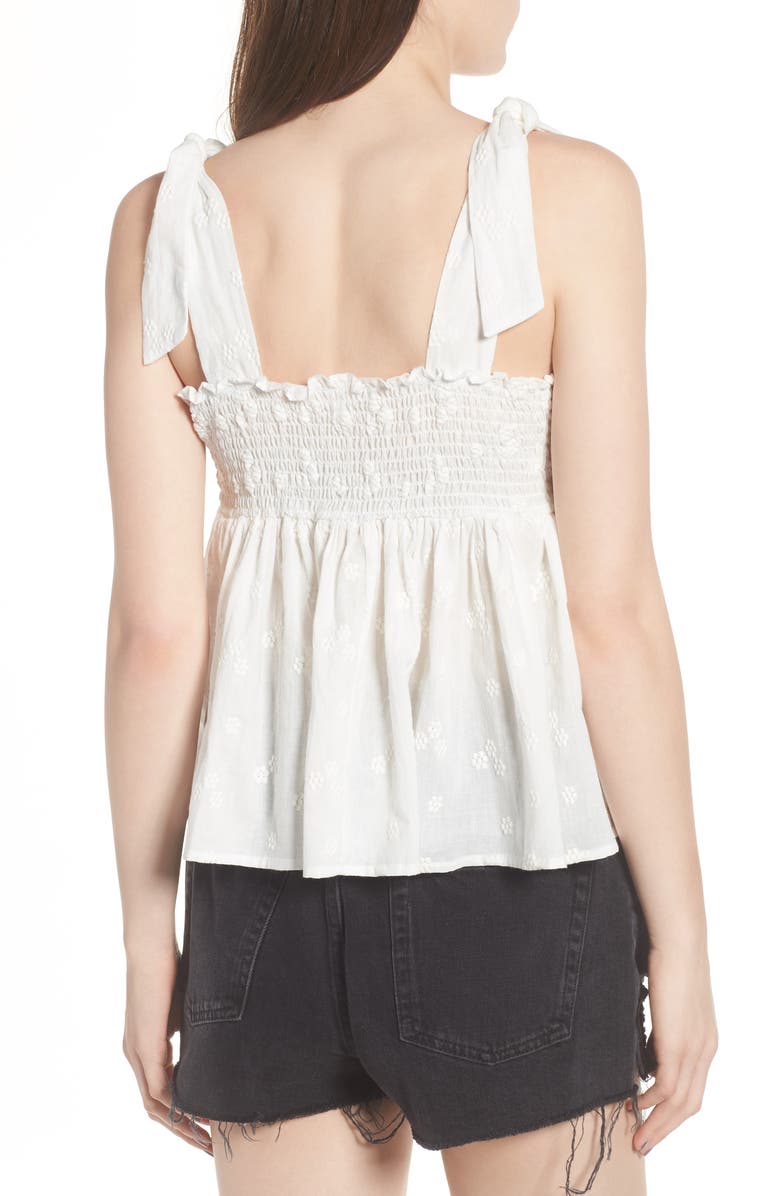 BP. Embroidered Peplum Tank, Alternate, color, 