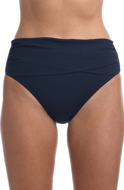 Island Goddess Overlap Bikini Bottoms