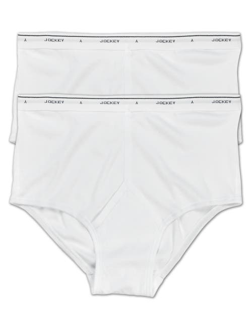 Jockey 2-pk Classic Briefs in White  product