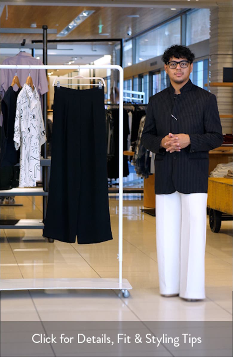 Pleated Wide Leg Pants, sales video thumbnail