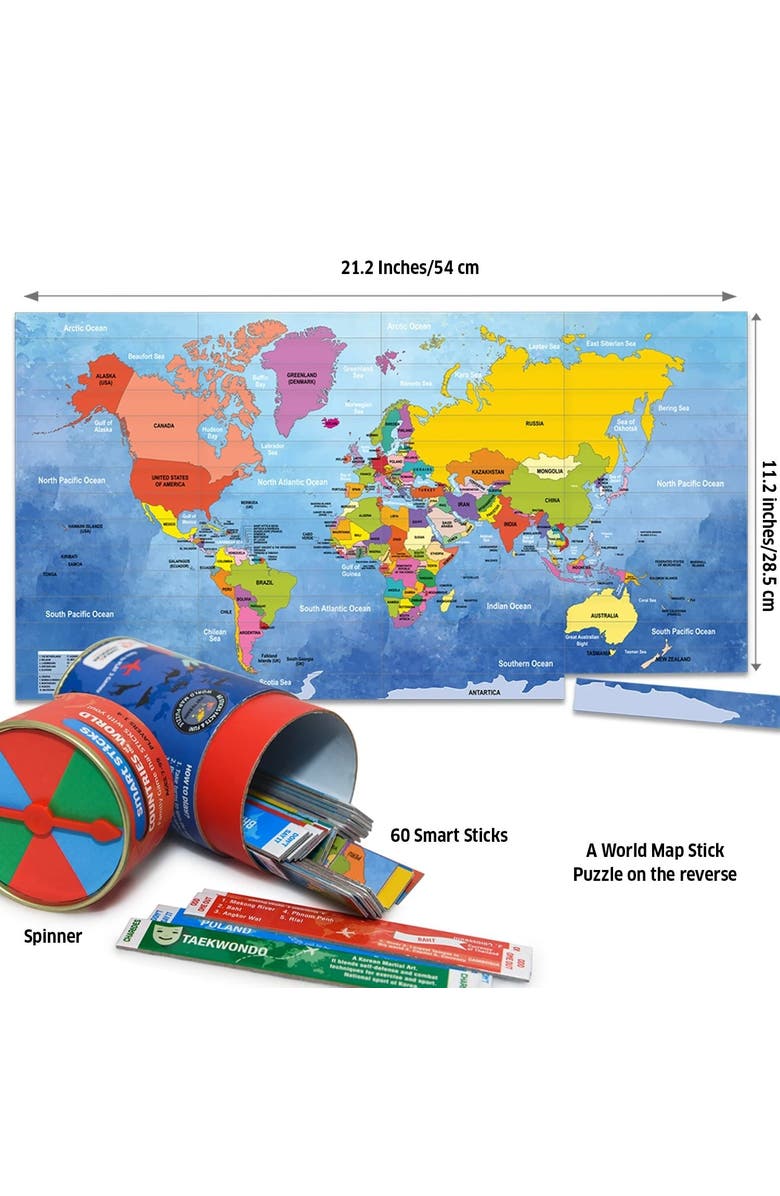 Chalk & Chuckles SMART STICKS-Countries, Main, color, NO COLOR
