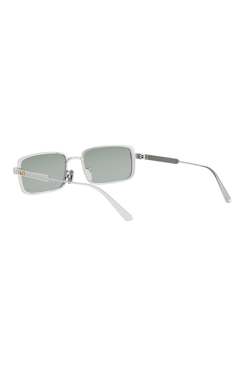 'DiorCannage S2U Rectangular Sunglasses, Alternate, color, PALLADIUM / SILVER MIRROR