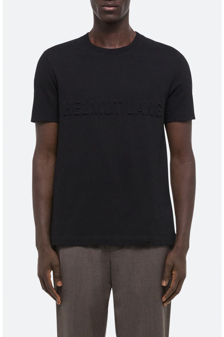Embossed Logo T-Shirt, Main, color, BLACK - 001