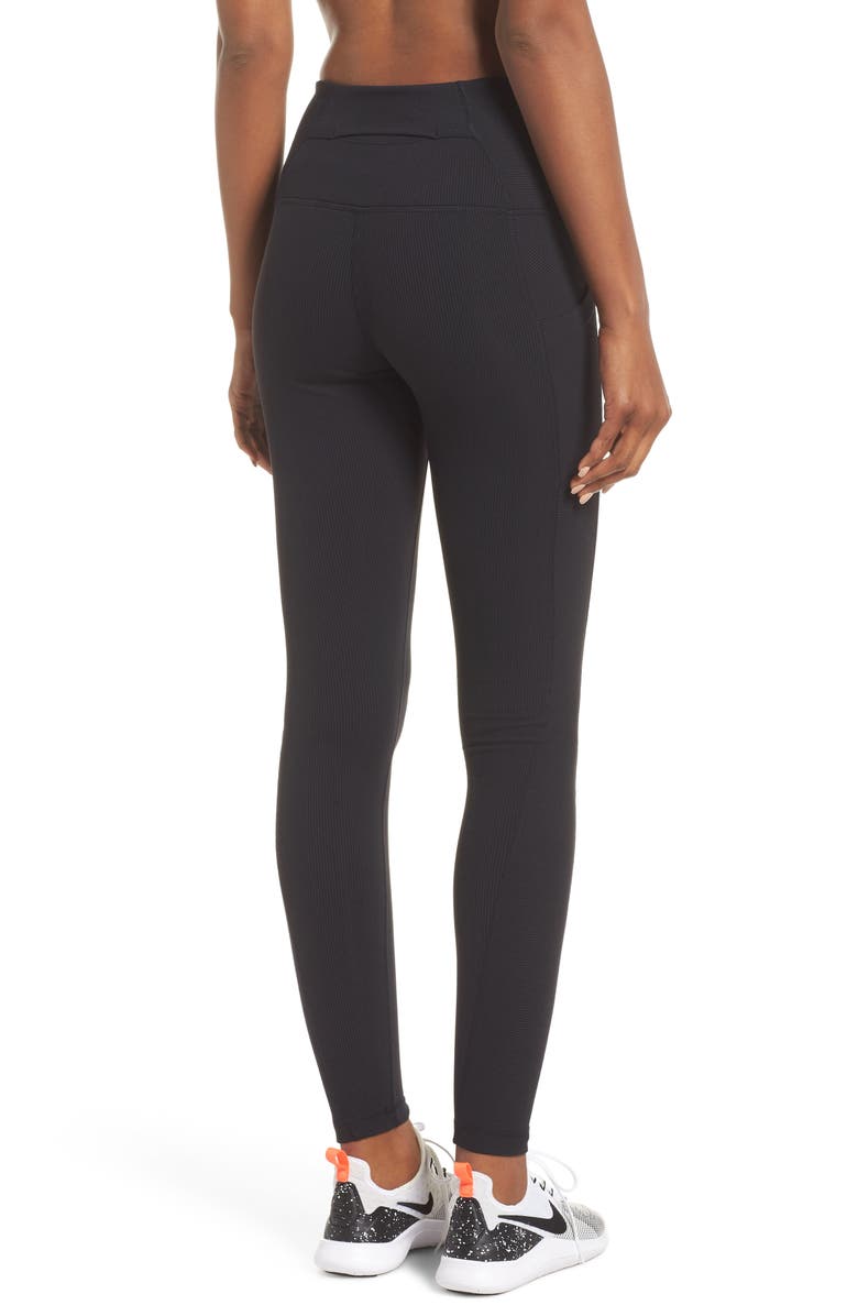 Zella Divine High Waist Rib Leggings, Alternate, color,