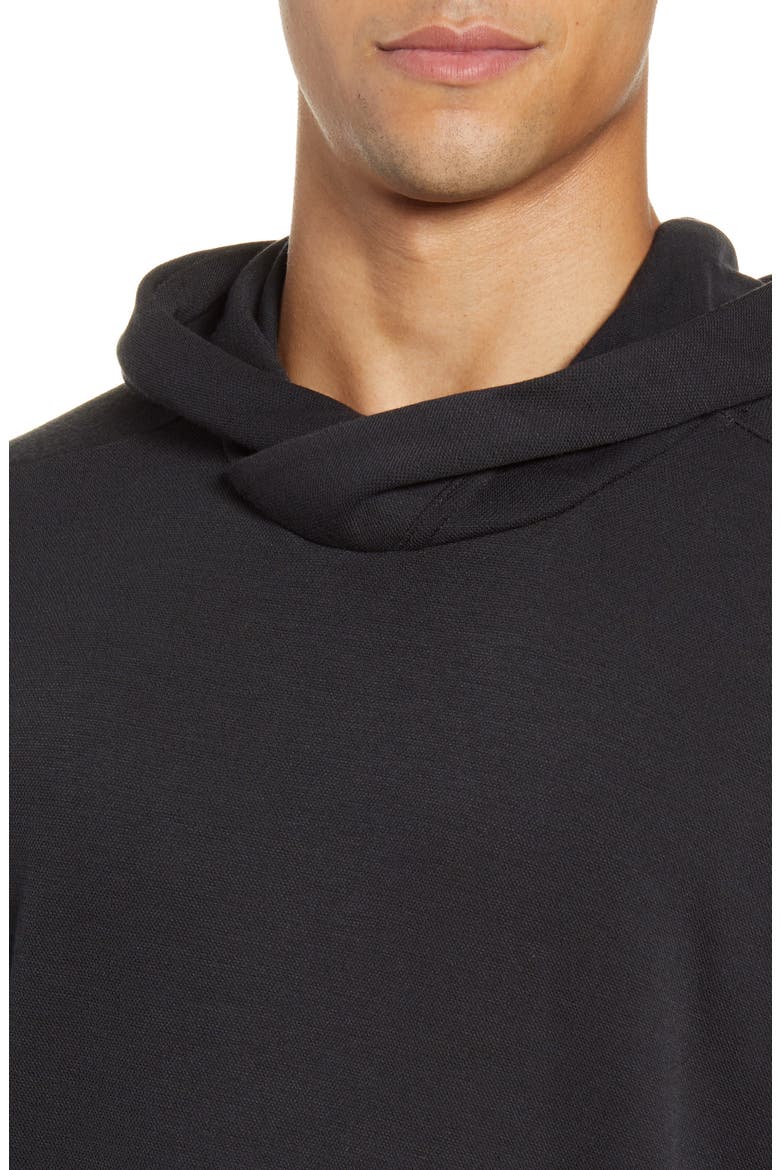 Yoga Dri-FIT Pullover Hoodie, Alternate, color, BLACK/ HEATHER