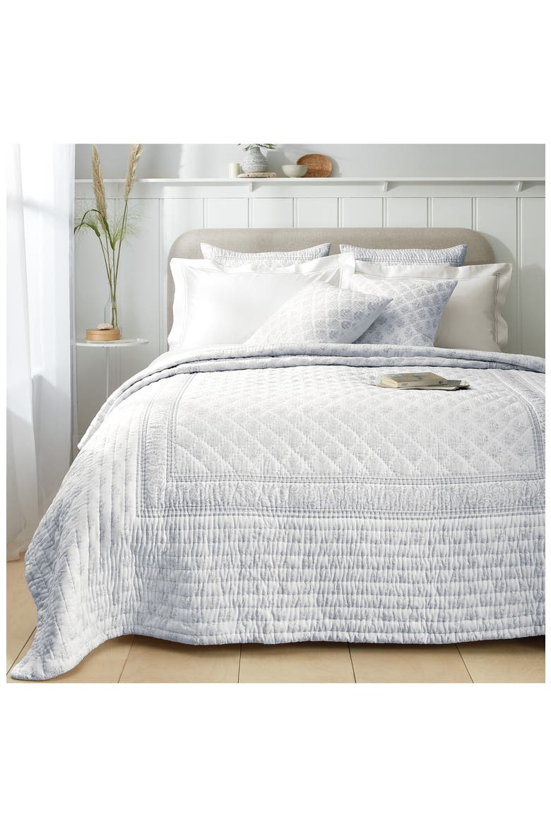Provence Quilt, Main, color, WHITE/ BLUE