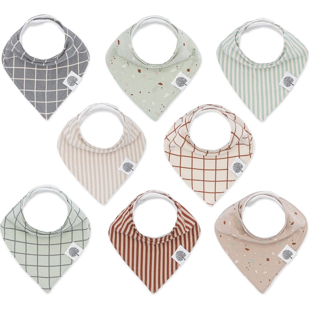 Parker Baby Co. Bandana Bib Set In Clay