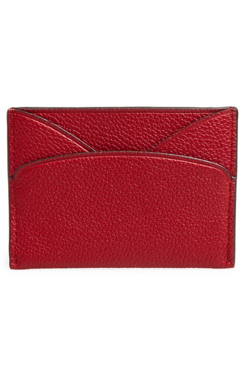 Tory Burch Romy Card Case In Red