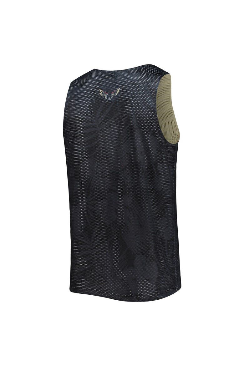 Men's FOCO Black/Gold Philadelphia Wings Reversible Mesh Tank Top, Alternate, color, Black
