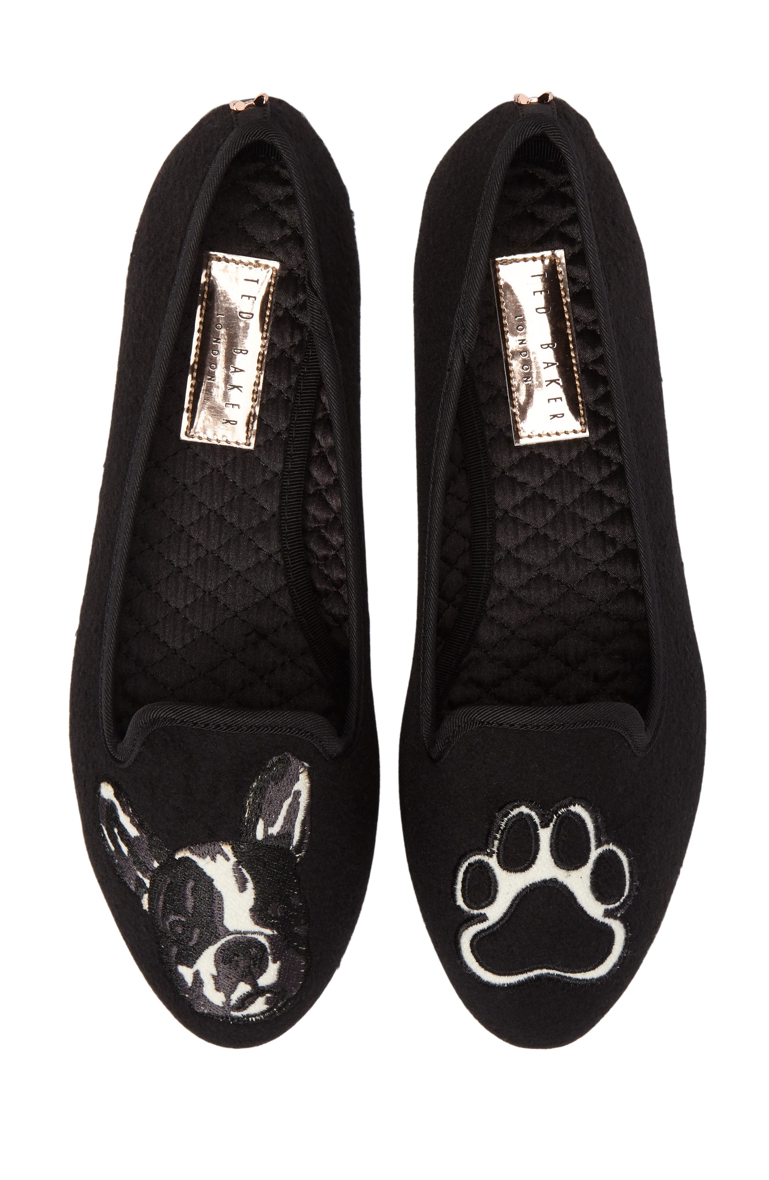 Ted Baker London Ayaya Embroidered Flat, Alternate, color, 