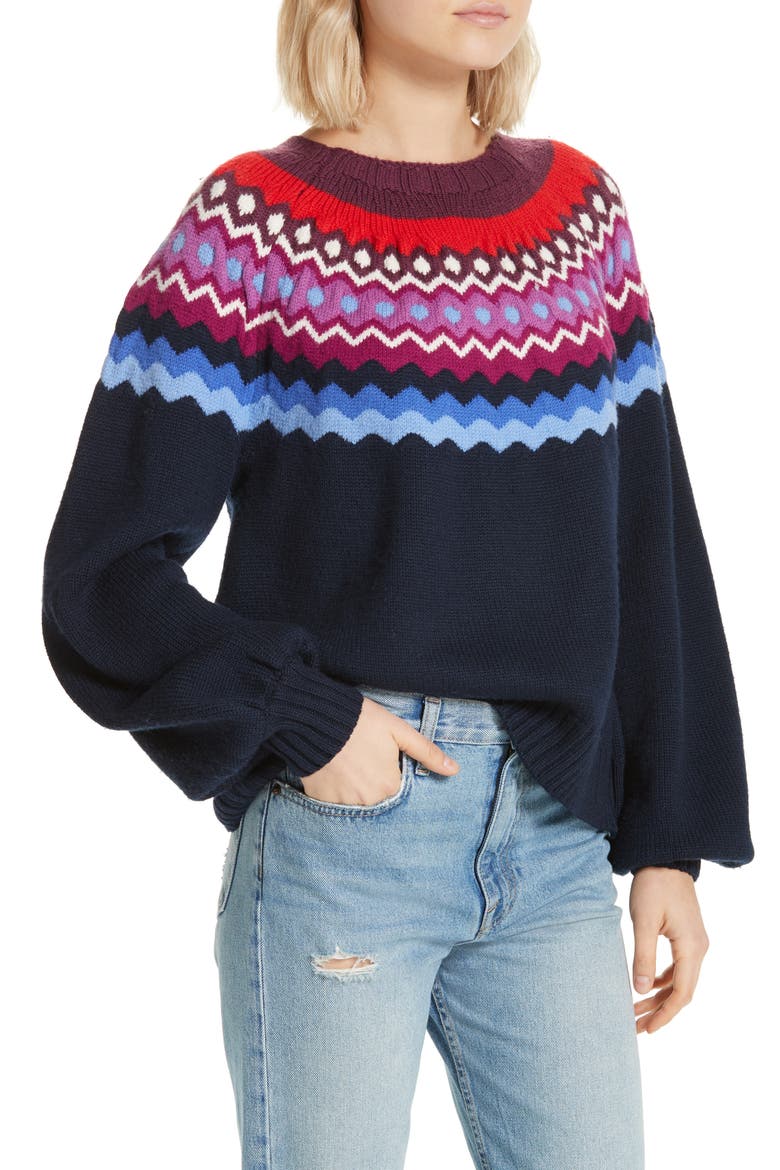 Karenya Sweater, Alternate, color, MIDNIGHT